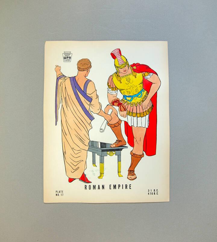 Development of Western Costume, Plate 17: Roman Empire