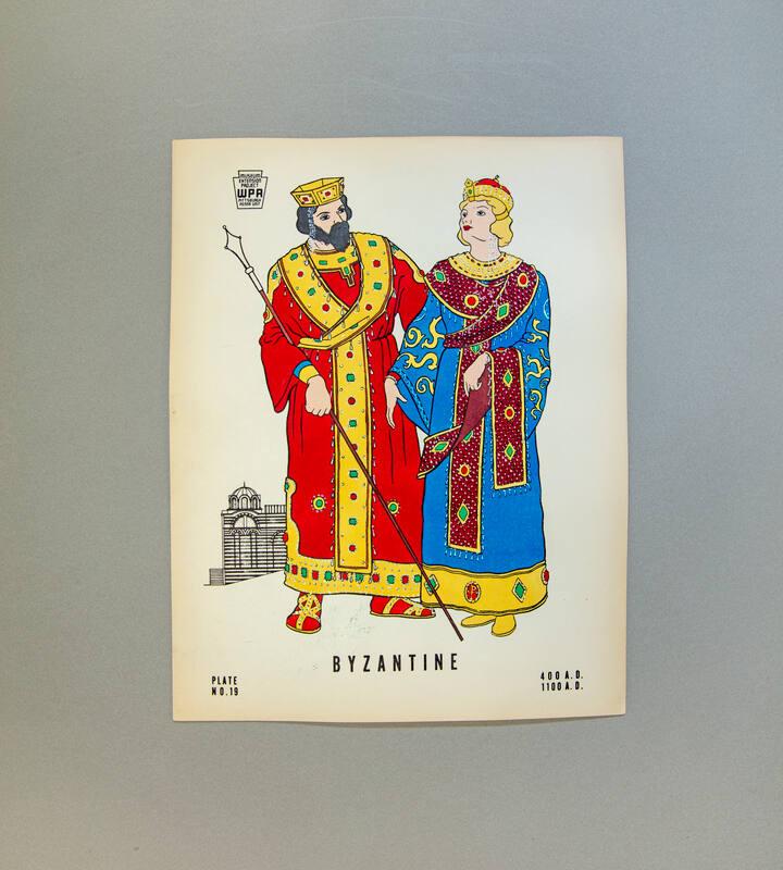 Development of Western Costume, Plate 19: Byzantine