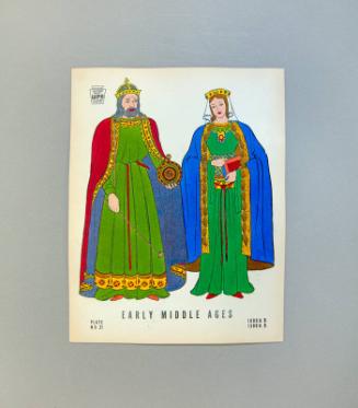 Development of Western Costume, Plate  21: Early Middle Ages