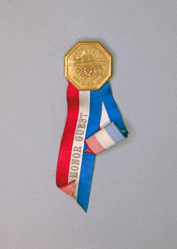 1932 Olympic Winter Games Honor Guest Badge