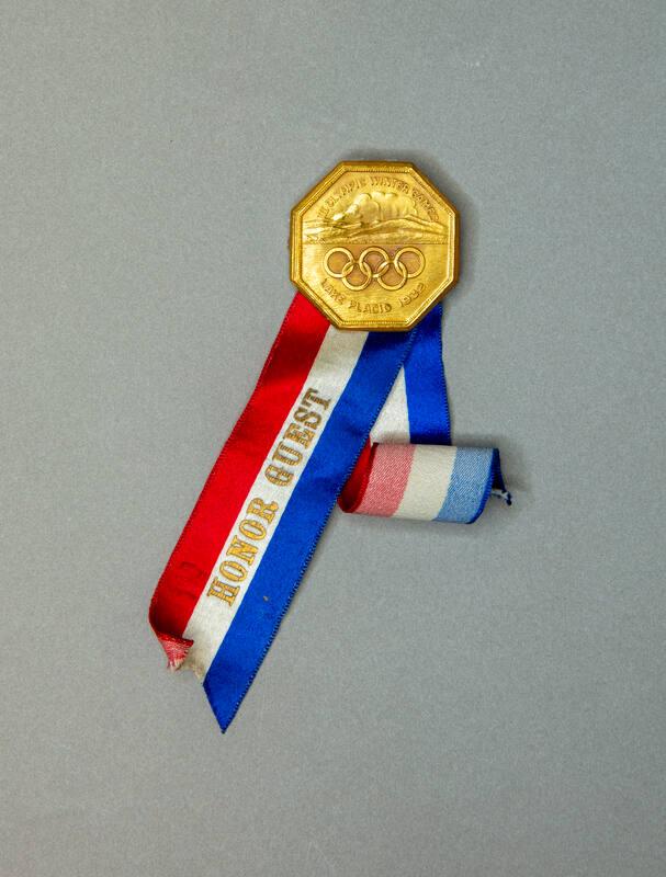 1932 Olympic Winter Games Honor Guest Badge
