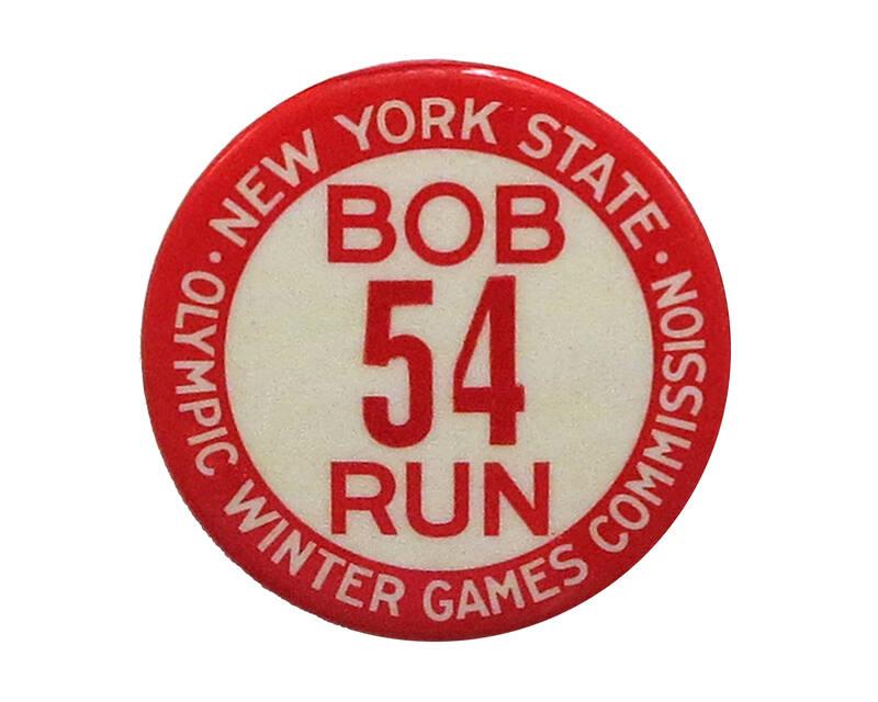1932 Olympic Bobsled Run Waiver Button
