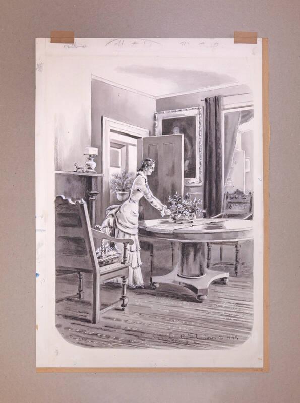 Illustration for Franklin Roosevelt at Hyde Park: The Blue Bowl