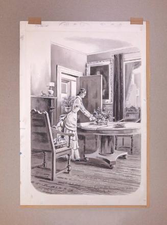 Illustration for Franklin Roosevelt at Hyde Park: The Blue Bowl