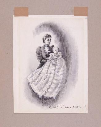 Illustration for Franklin Roosevelt at Hyde Park: The Christening Dress