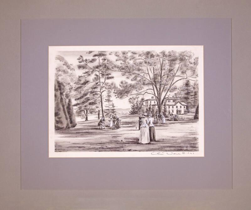 Illustration for Franklin Roosevelt at Hyde Park: Croquet at 'Algonac'
