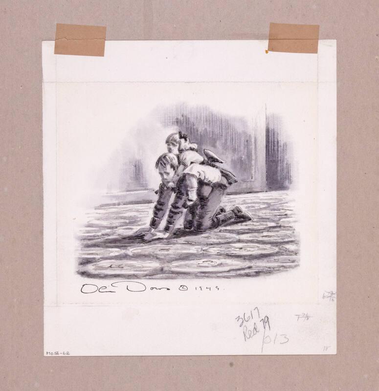 Illustration for Franklin Roosevelt at Hyde Park: Piggy Back