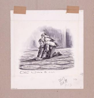 Illustration for Franklin Roosevelt at Hyde Park: Piggy Back