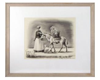 Illustration for Franklin Roosevelt at Hyde Park: The Donkey