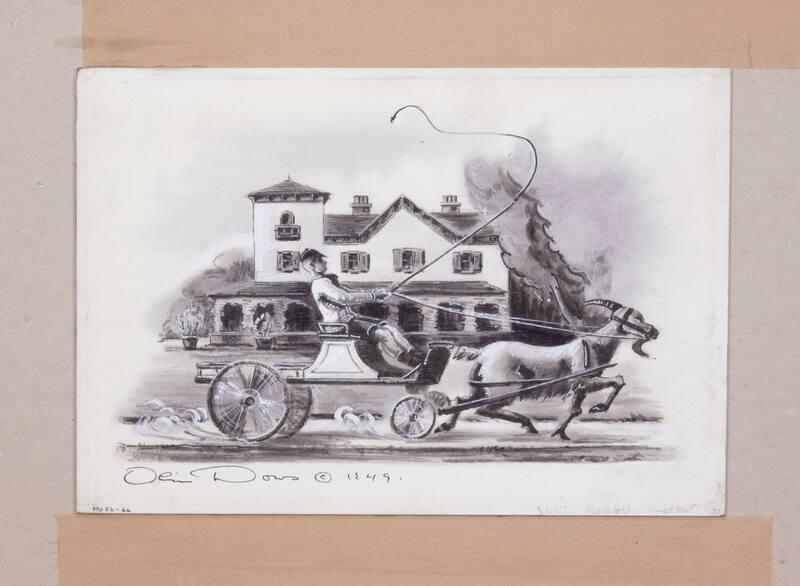 Illustration for Franklin Roosevelt at Hyde Park: The Goat Cart