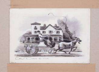Illustration for Franklin Roosevelt at Hyde Park: The Goat Cart