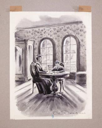 Illustration for Franklin Roosevelt at Hyde Park: Lessons in the Tower Room