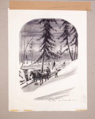 Illustration for Franklin Roosevelt at Hyde Park: Cutting Ice