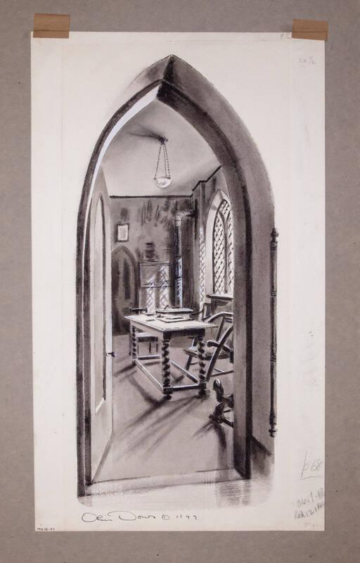 Illustration for Franklin Roosevelt at Hyde Park: The Vestry Room