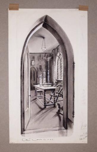 Illustration for Franklin Roosevelt at Hyde Park: The Vestry Room