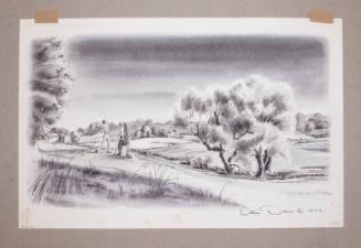 Illustration for Franklin Roosevelt at Hyde Park: FDR Playing Golf