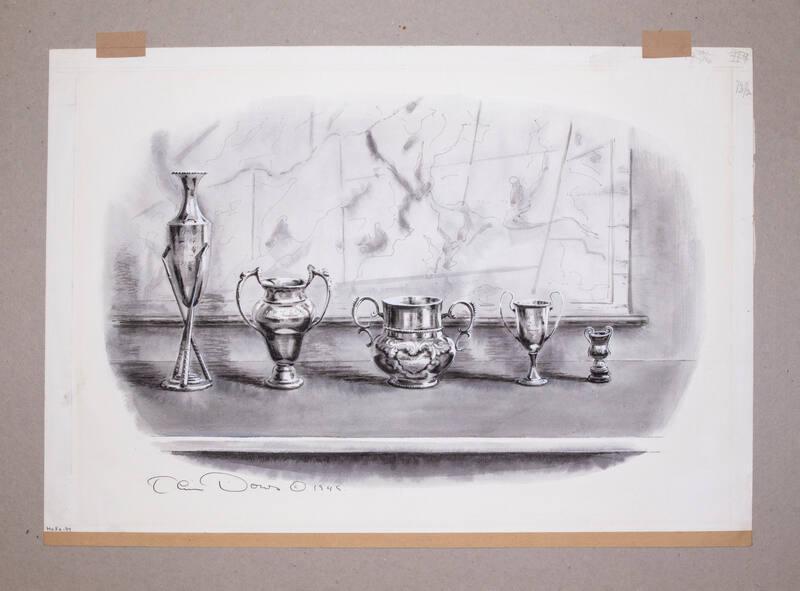 Illustration for Franklin Roosevelt at Hyde Park: Silver Trophies