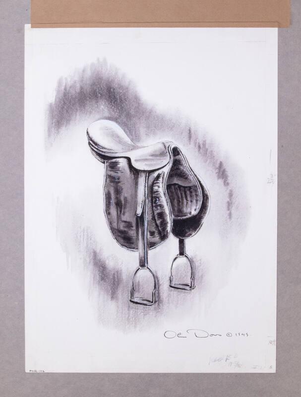 Illustration for Franklin Roosevelt at Hyde Park: F.D.R.'s Saddle
