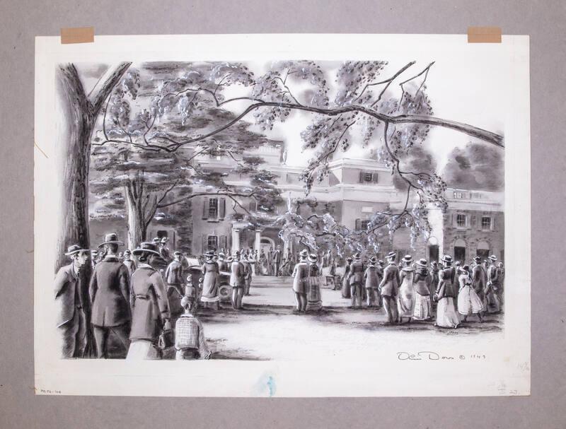 Illustration for Franklin Roosevelt at Hyde Park: F.D.R.'s Return from the 1920 Democratic Convention