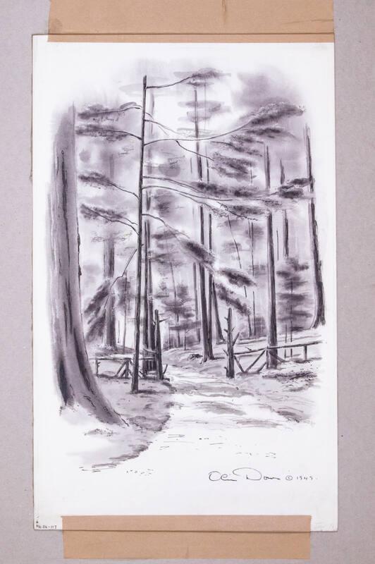 Illustration for Franklin Roosevelt at Hyde Park: The Gateway to the Woods
