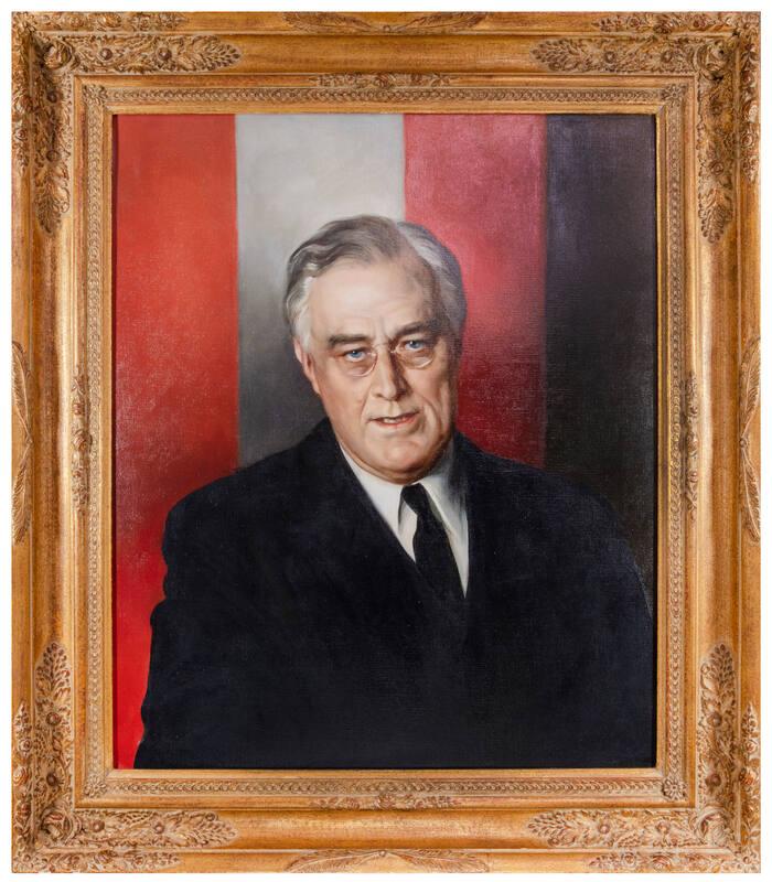 Portrait Painting of Franklin D. Roosevelt