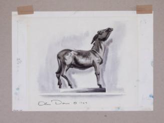 Illustration for Franklin Roosevelt at Hyde Park: Bronze Donkey by George Ehrlich