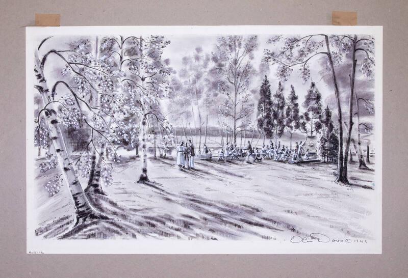 Illustration for Franklin Roosevelt at Hyde Park: Val-Kill Picnic