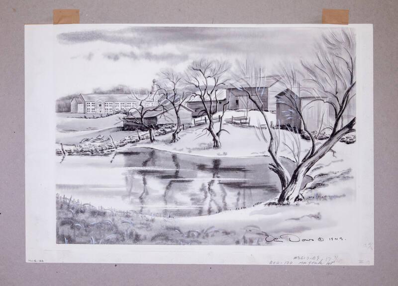 Illustration for Franklin Roosevelt at Hyde Park: Benjamin Haviland's Barns