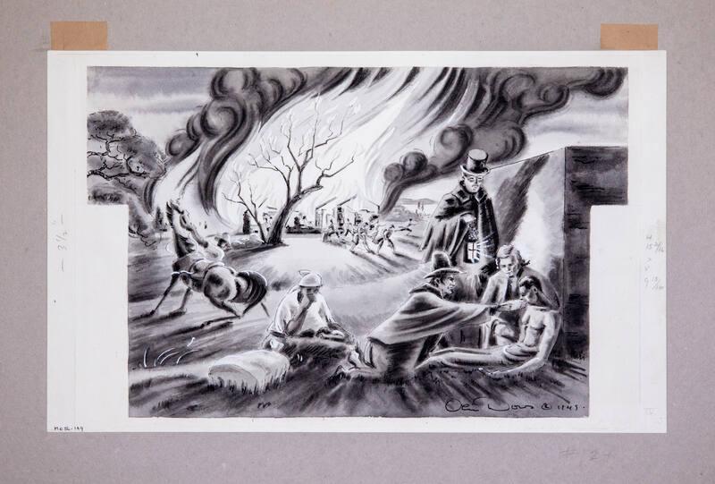Illustration for Franklin Roosevelt at Hyde Park: Dr. Samuel Bard Administering First Aid