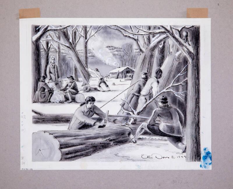 Illustration for Franklin Roosevelt at Hyde Park: First Settlers in Hyde Park