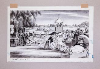 Illustration for Franklin Roosevelt at Hyde Park: Horse Race at Union Corners Rack Track