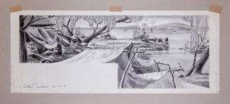 Illustration for Franklin Roosevelt at Hyde Park: Landing of Richard de Cantillon at Hyde Park