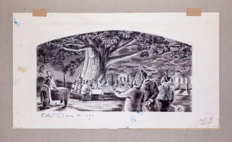 Illustration for Franklin Roosevelt at Hyde Park: Clambake for F.D.R. at the Henry Morgenthau's Place