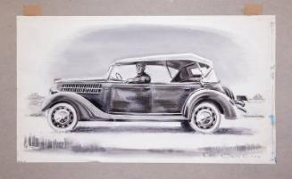 Illustration for Franklin Roosevelt at Hyde Park: The Blue Ford