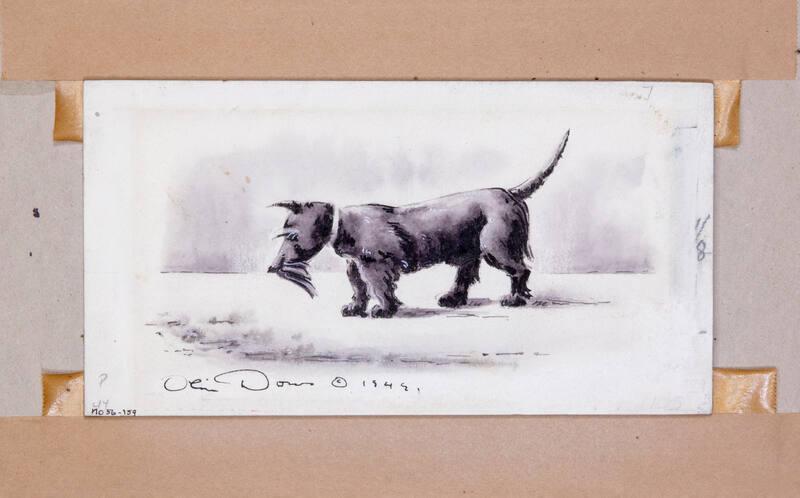 Illustration for Franklin Roosevelt at Hyde Park: Fala with a Summer Hair-cut