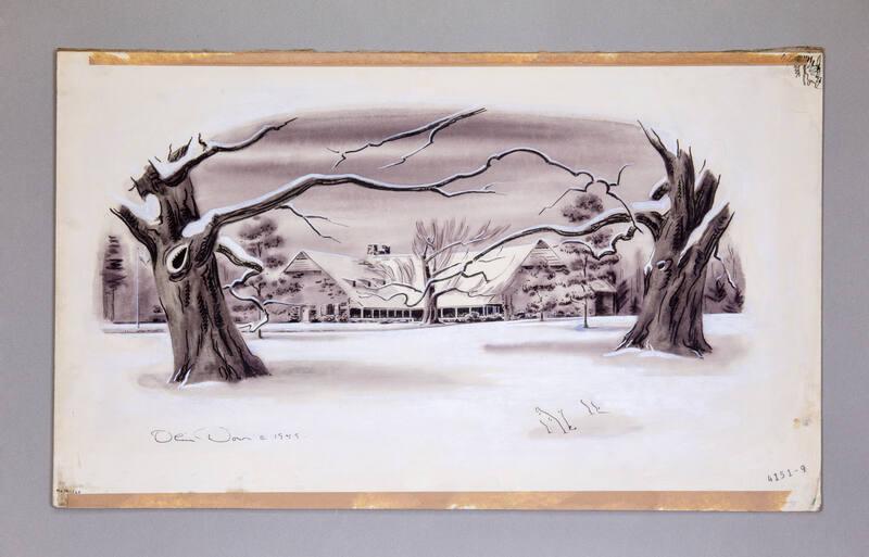 Illustration for Franklin Roosevelt at Hyde Park: The Franklin D. Roosevelt Library