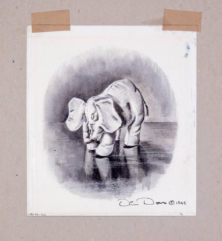 Illustration for Franklin Roosevelt at Hyde Park: Cloth Elephant