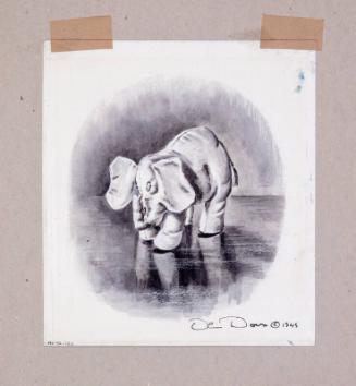 Illustration for Franklin Roosevelt at Hyde Park: Cloth Elephant