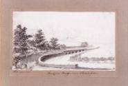 Page 17: “Frankfort's Bridge near Philadelphia” [signed "P.L.S. daprès nature" in lower left]. …