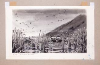 Illustration for Franklin Roosevelt at Hyde Park: Bird Watching at Thompson's Pond