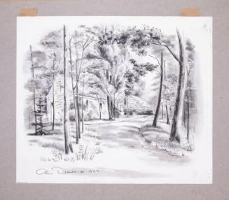 Illustration for Franklin Roosevelt at Hyde Park: View of the Approach to Top Cottage