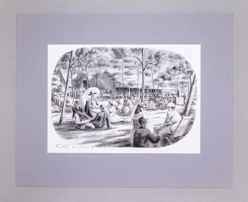 Illustration for Franklin Roosevelt at Hyde Park: Picnic for the King and Queen of England at "Top Cottage"