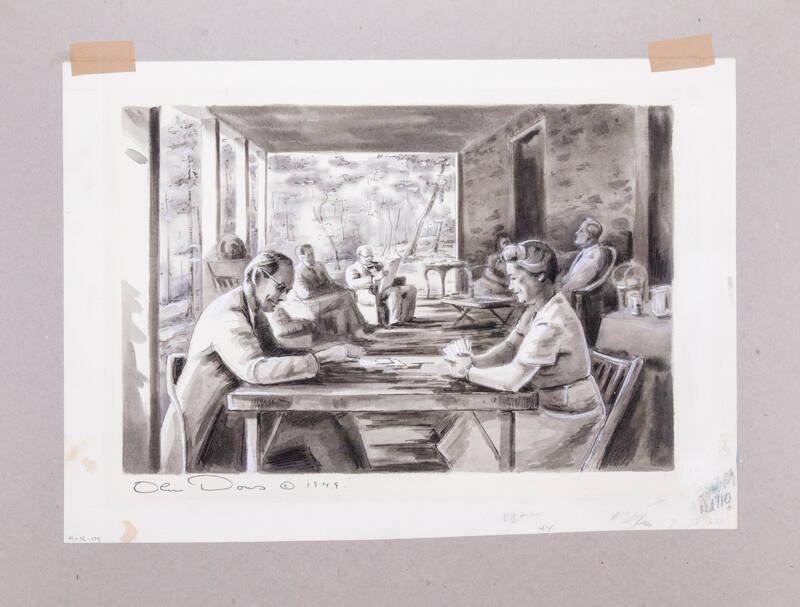 Illustration for Franklin Roosevelt at Hyde Park: "Top Cottage" During One of Prime Minister Winston Churchill's Visits