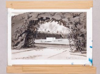 Illustration for Franklin Roosevelt at Hyde Park: Franklin Roosevelt's Grave in the Rose Garden