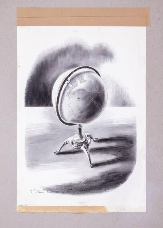 Illustration for Franklin Roosevelt at Hyde Park: F.D.R.'s Globe