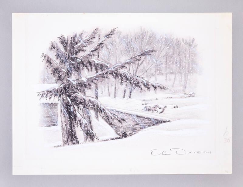 Illustration for Franklin Roosevelt at Hyde Park: Caught in Snow Drifts
