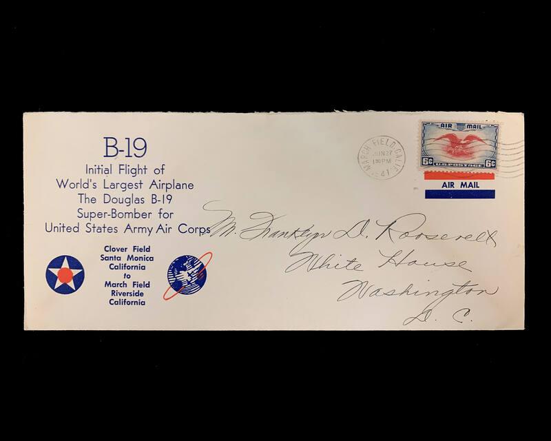 Douglas B-19 Airplane Flight U.S. Commemorative Cover