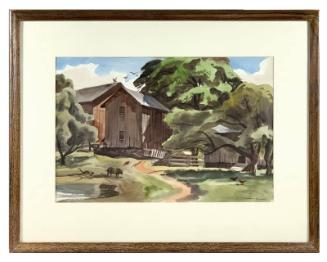 Painting of a Farmyard