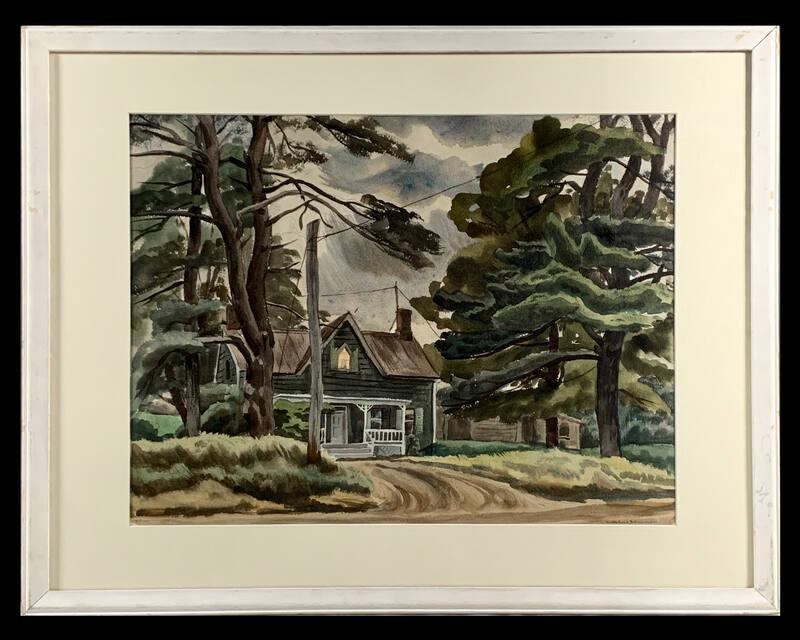 Painting of the Old Tompkin's Place