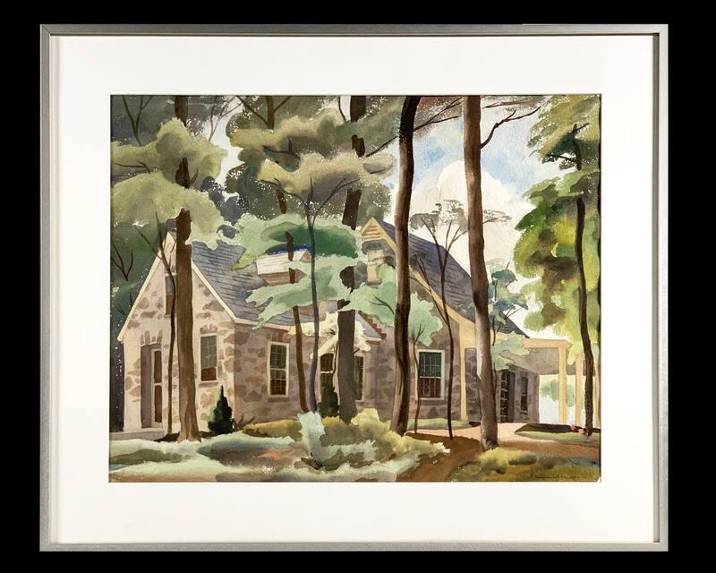 Painting of Top Cottage